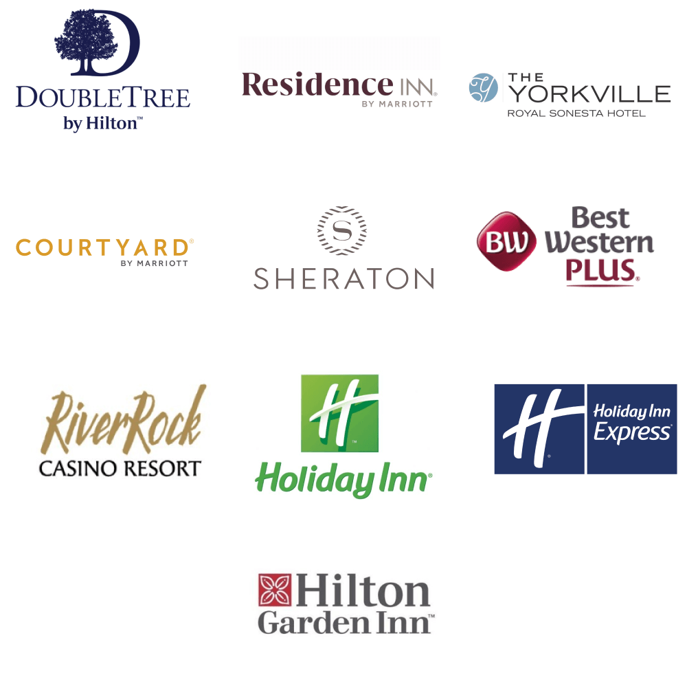 Hotel brands that Propel works with